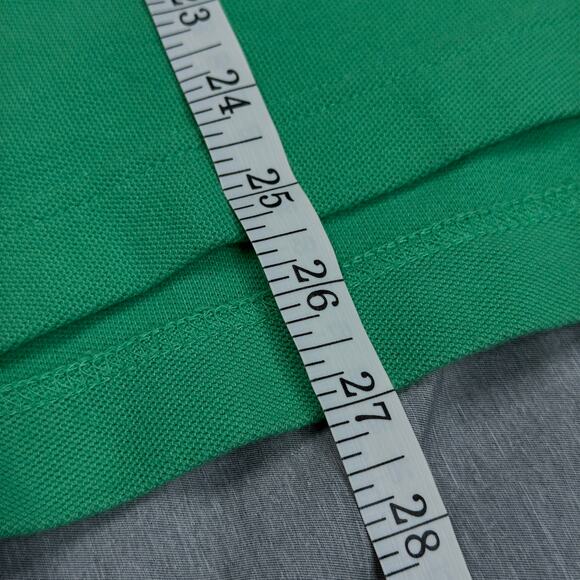 Men's Tommy Hilfiger Short Sleeve Green Polo Collard Shirt Size Medium - Picture 6 of 8